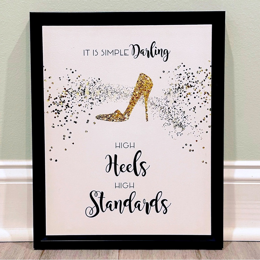 High Heels, High Standards Wall Art